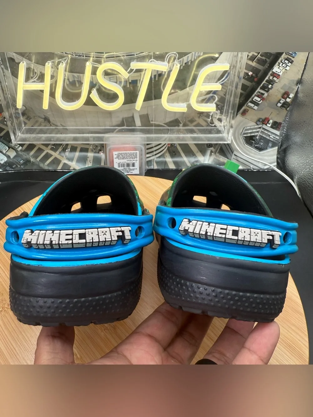 Minecraft x Crocs Classic Clog Green / Multicolor Kids Size J3